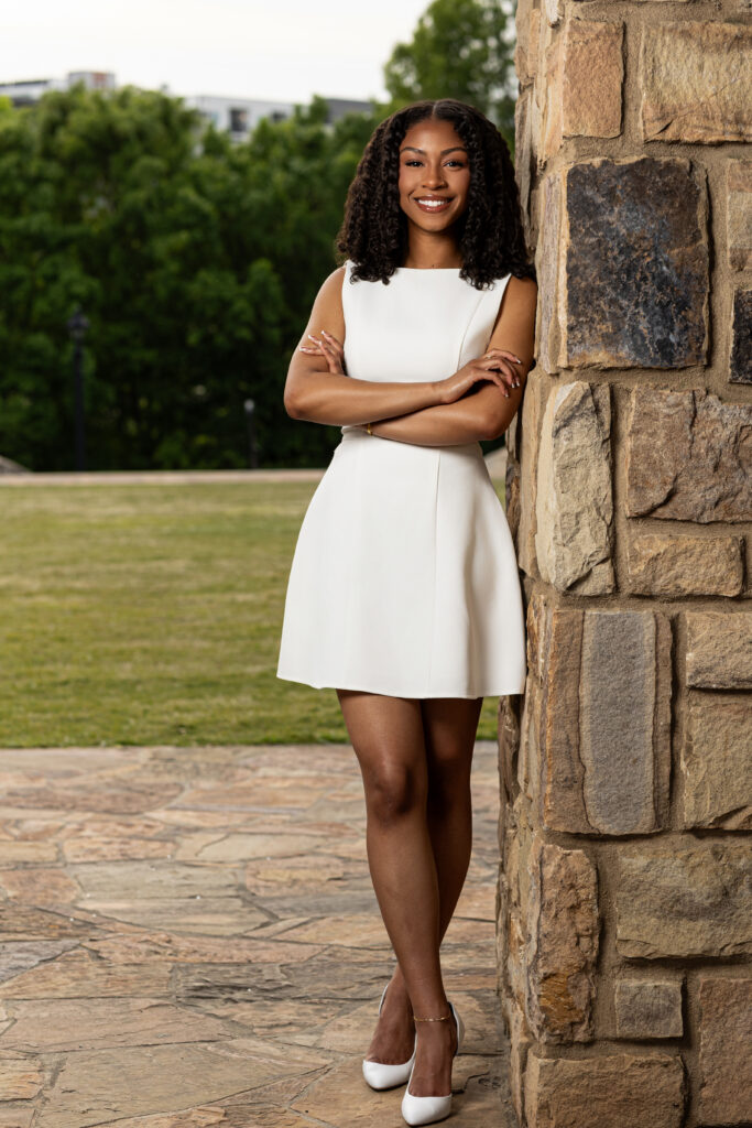 Timeless high school senior portrait by Madalyne Dean Photography in Charlotte, NC.